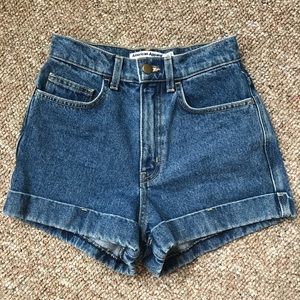 American Apparel Denim Shorts